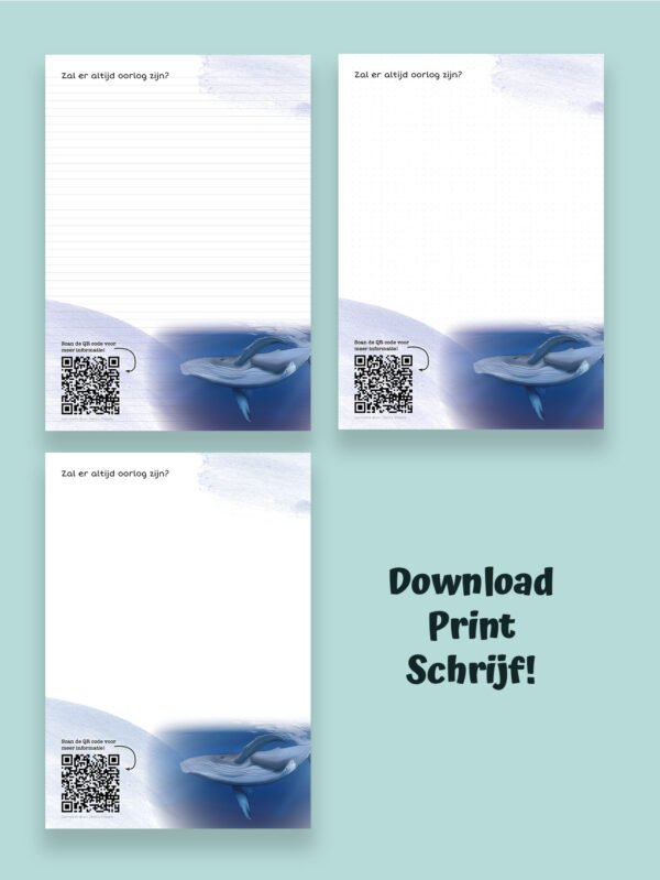 JW briefpapier: Zal er altijd oorlog zijn? - NEDERLANDS