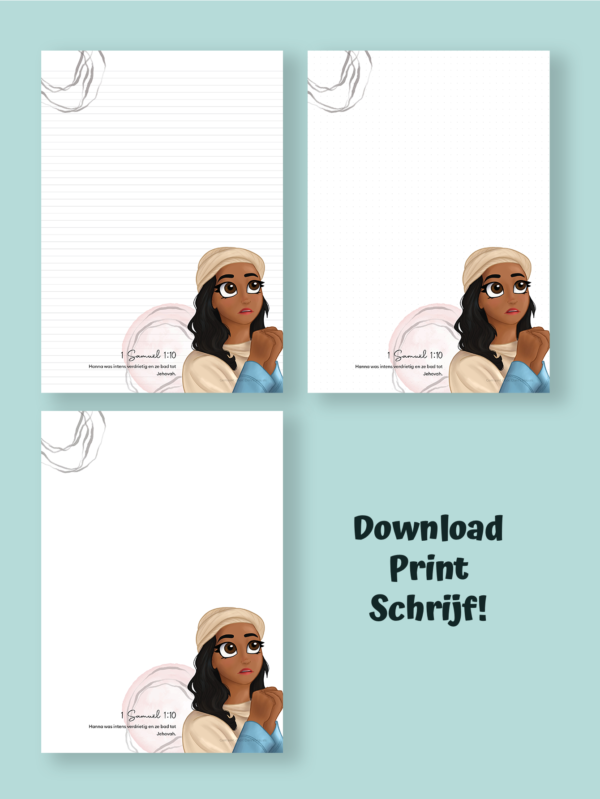 WP set 2 NL Artboard 6 JW briefpapier: Bijbelse personen - NEDERLANDS