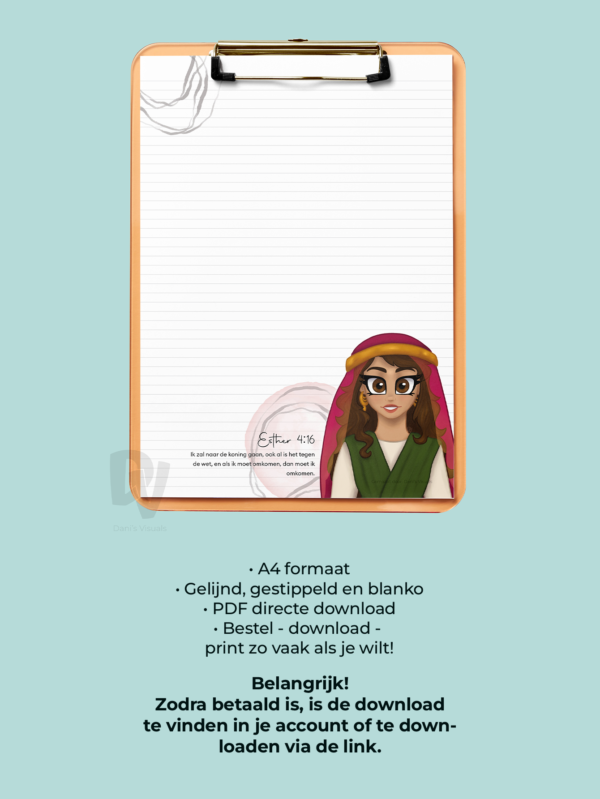 WP set 2 NL Artboard 7 JW briefpapier: Bijbelse personen - NEDERLANDS