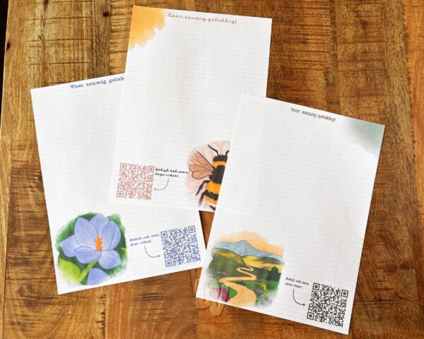 JW briefpapier - Voor eeuwig gelukkig!