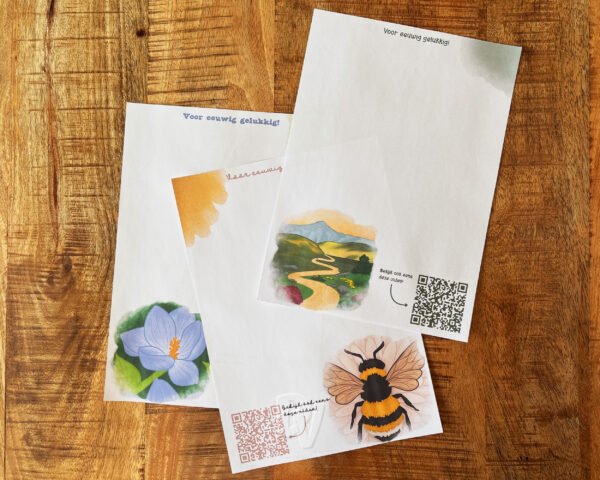 JW briefpapier - Voor eeuwig gelukkig!