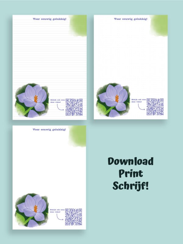 JW briefpapier - Voor eeuwig gelukkig!